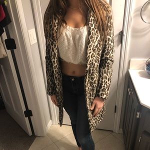 cheetah print jacket